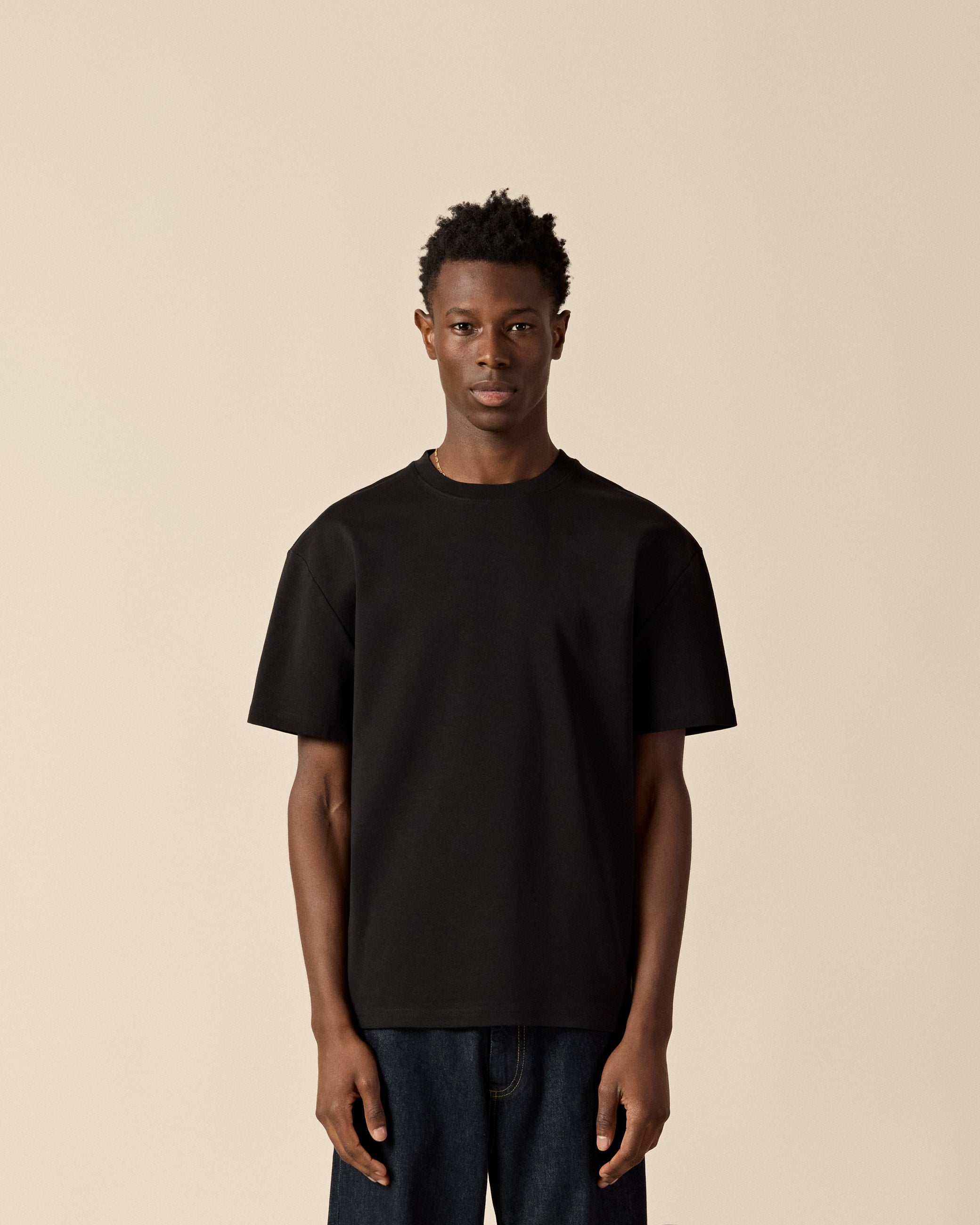 eightyfive-signature-regular-t-shirt-black-baumwolle image 3