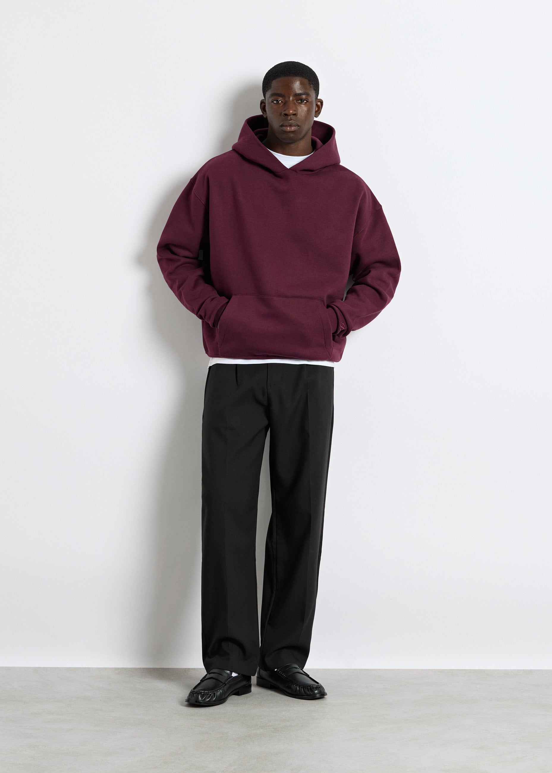 burocs-basic-hoodie-br-1325-kapuzenpullover-burgundy-oversized image 5