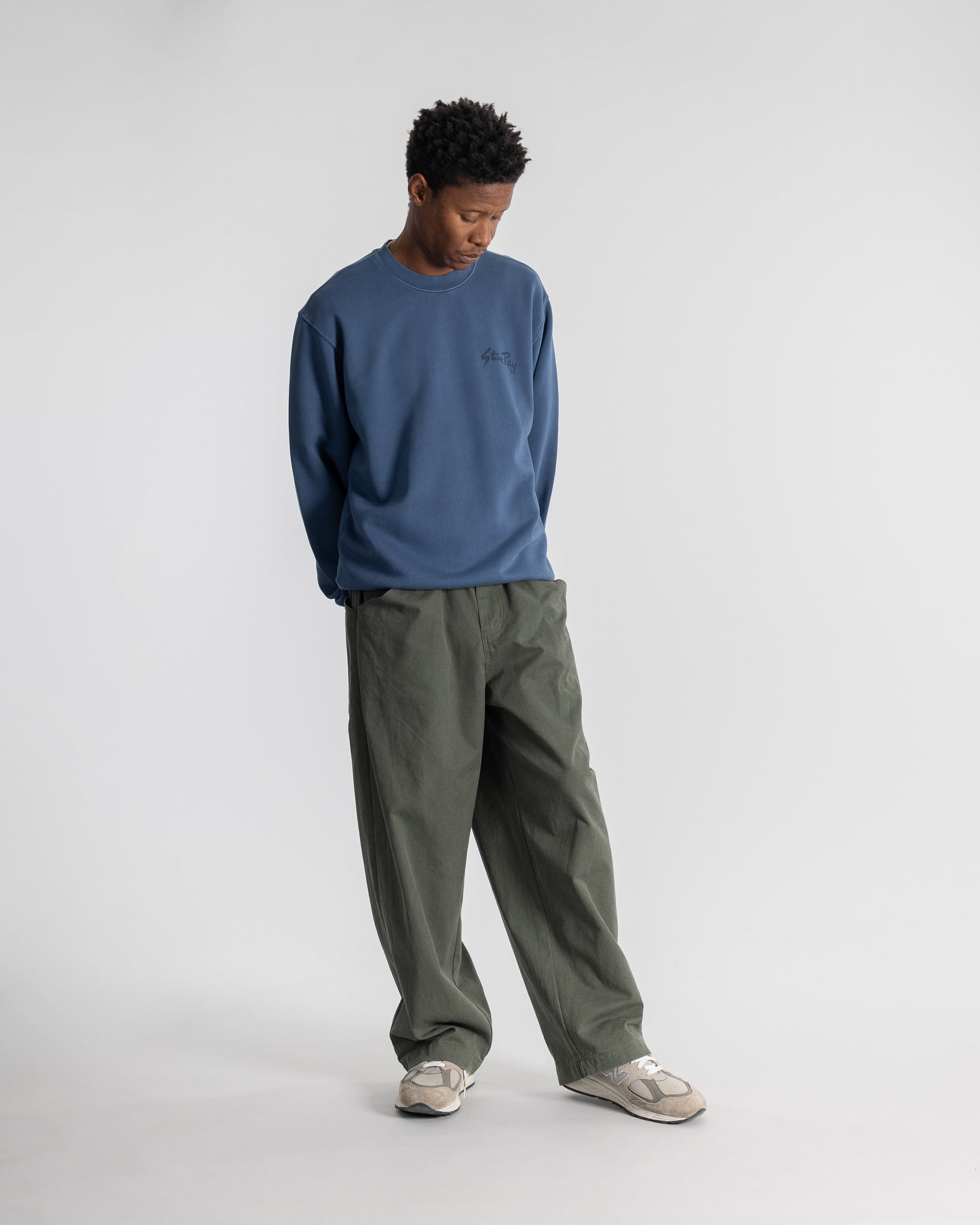 stan-ray-sweats-og-crew-sweatshirt-washed-navy-baumwolle image 2