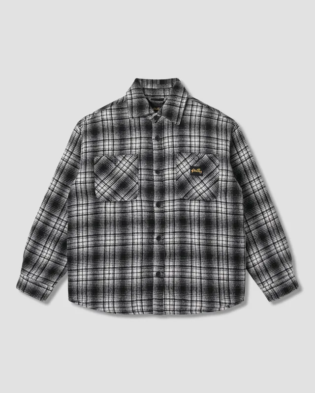 stan-ray-quilted-plaid-overshirt-jacke-blue-gesteppt image 1
