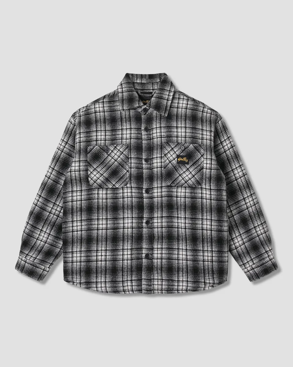 stan-ray-quilted-plaid-overshirt-jacke-blue-gesteppt image 1