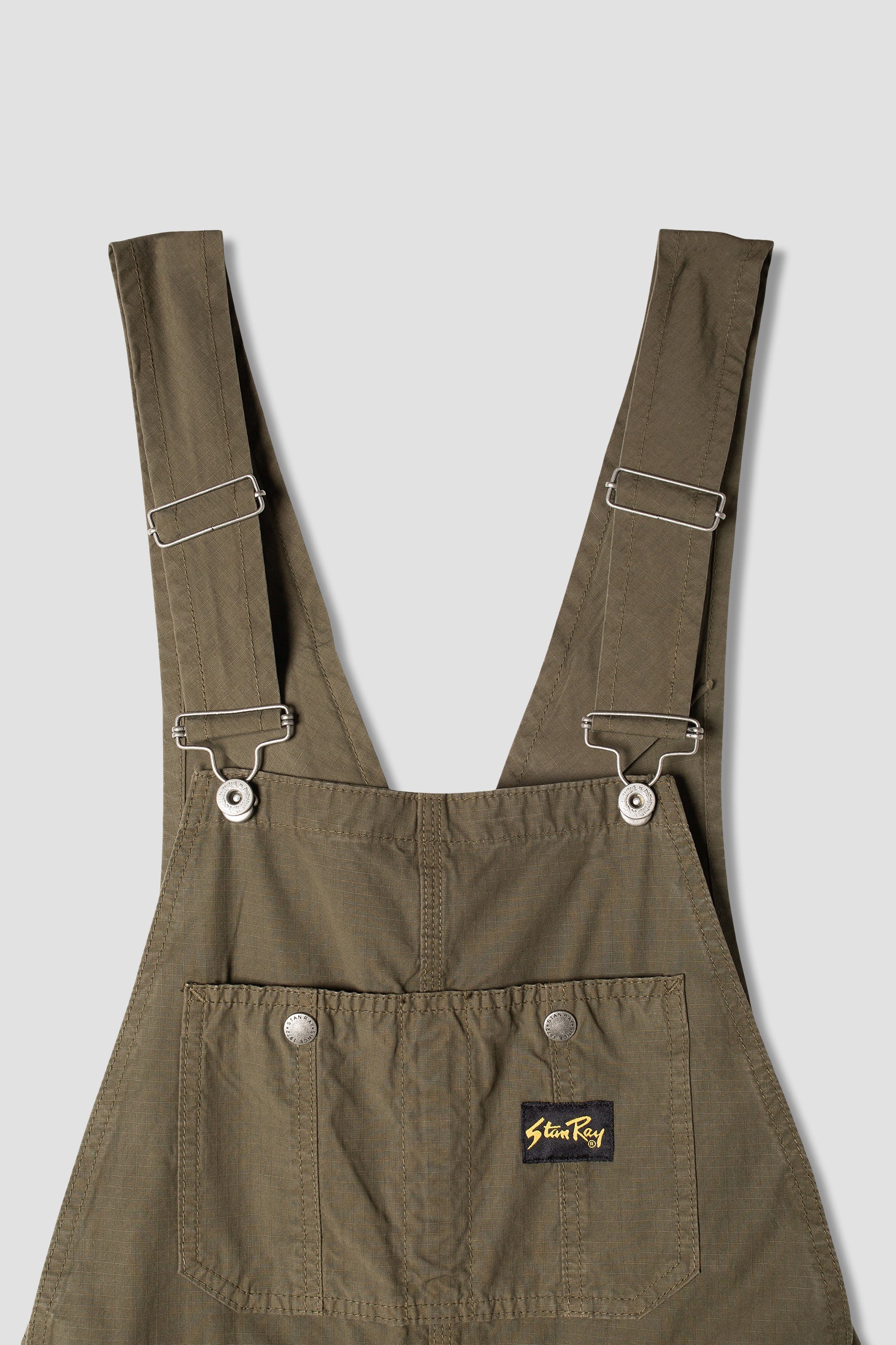 stan-ray-earls-bib-latzhose-olive-ripstop-baumwolle image 3