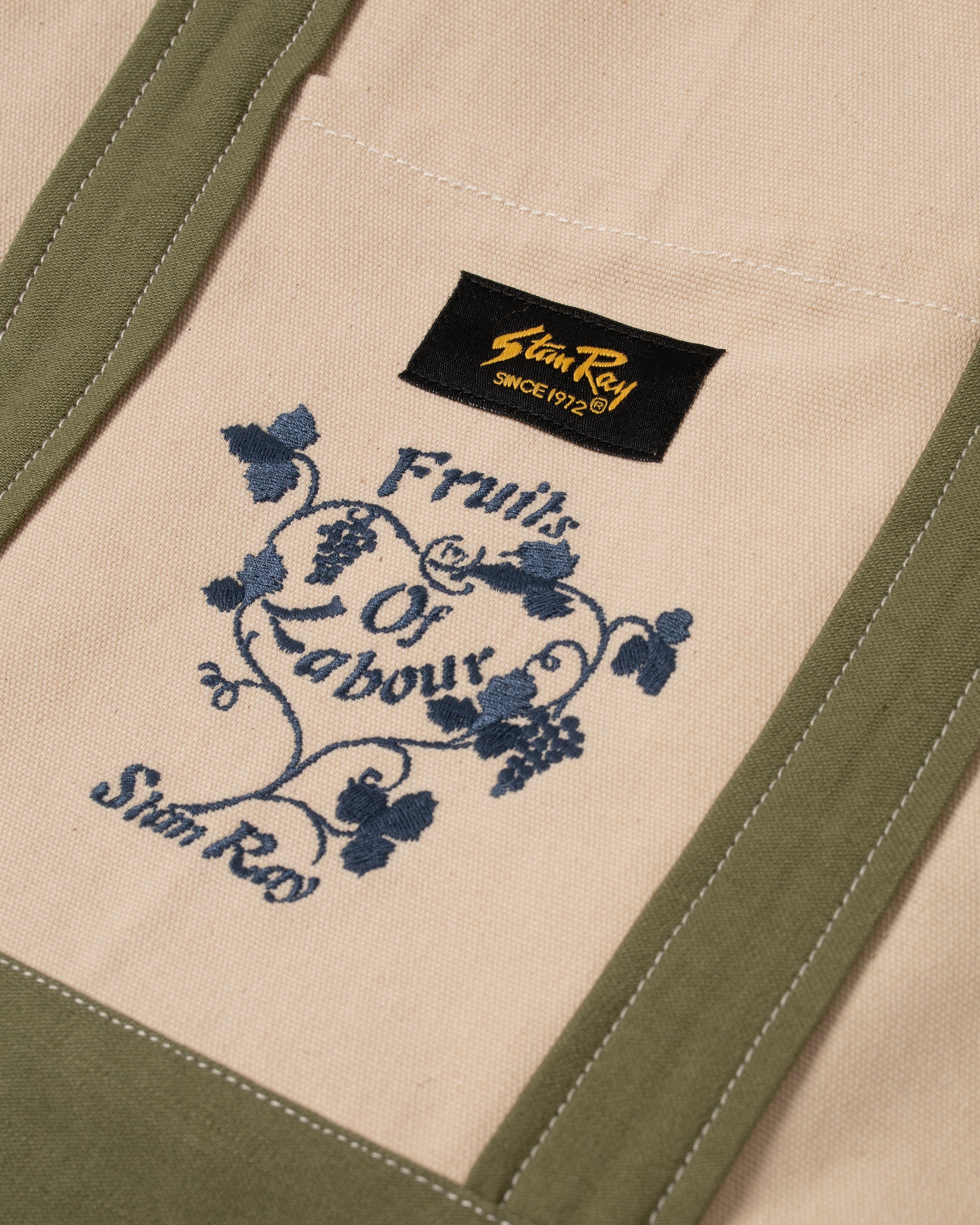 stan-ray-big-tote-tasche-natural-olive-baumwolle image 3