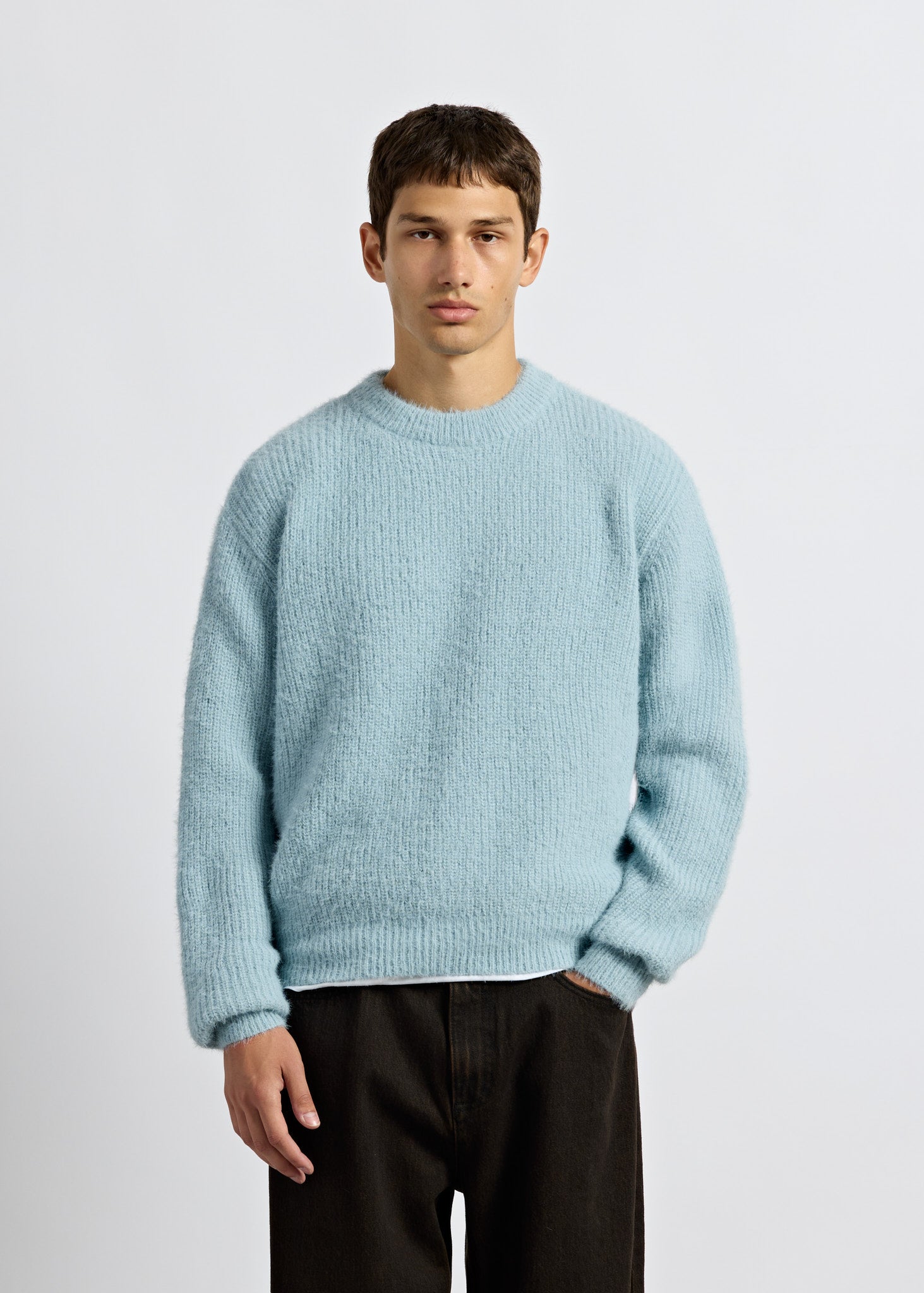 burocs-fuzzy-knit-crewneck-baby-blue-oversize-strick image 3