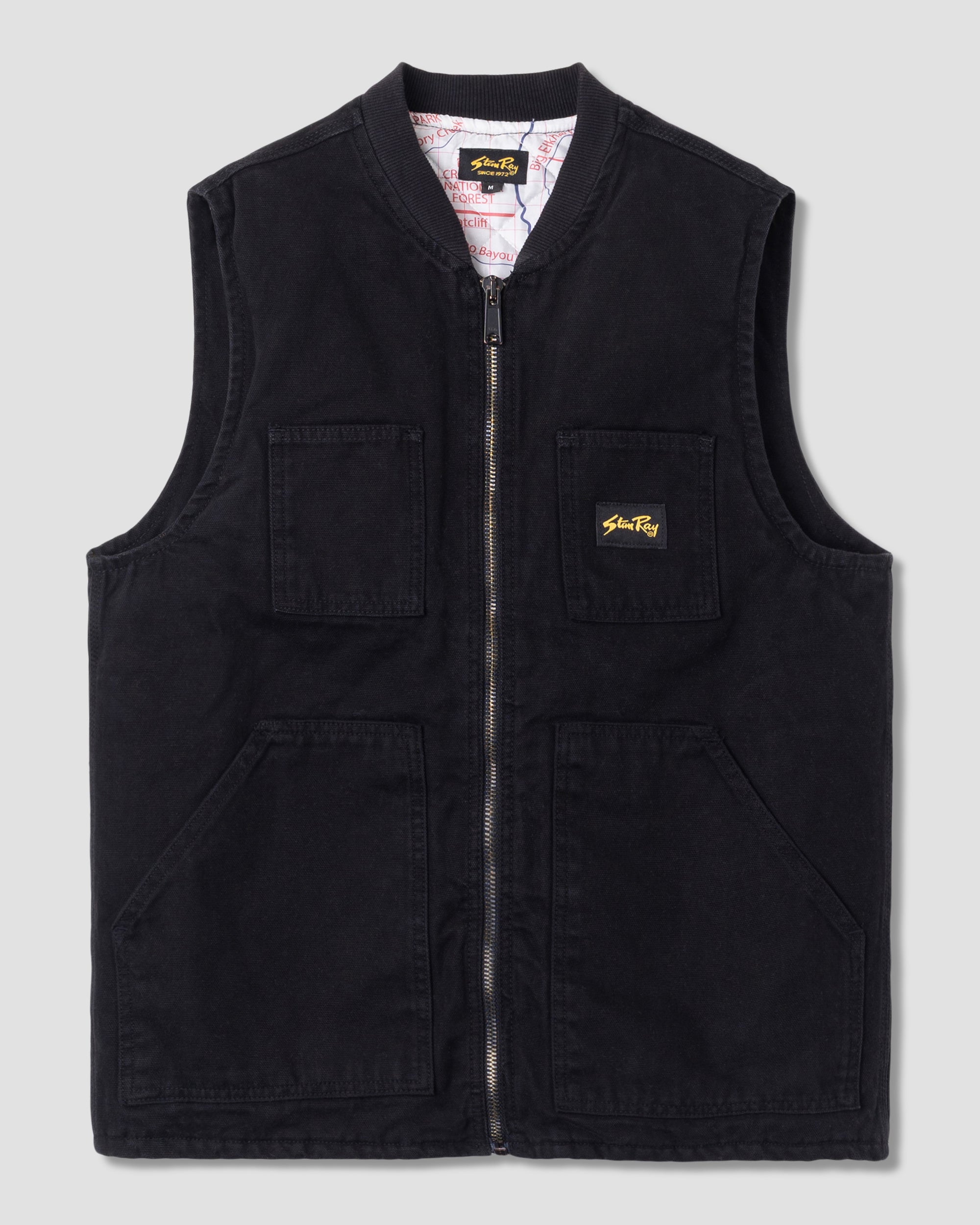 stan-ray-jackets-pork-chop-vest-weste-washed-black-gef-ttert image 1