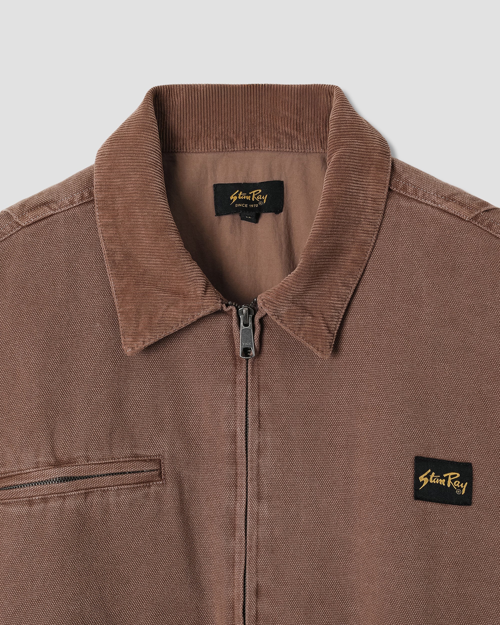 stan-ray-roughneck-collared-bomber-jacke-washed-acorn-baumwolle image 6