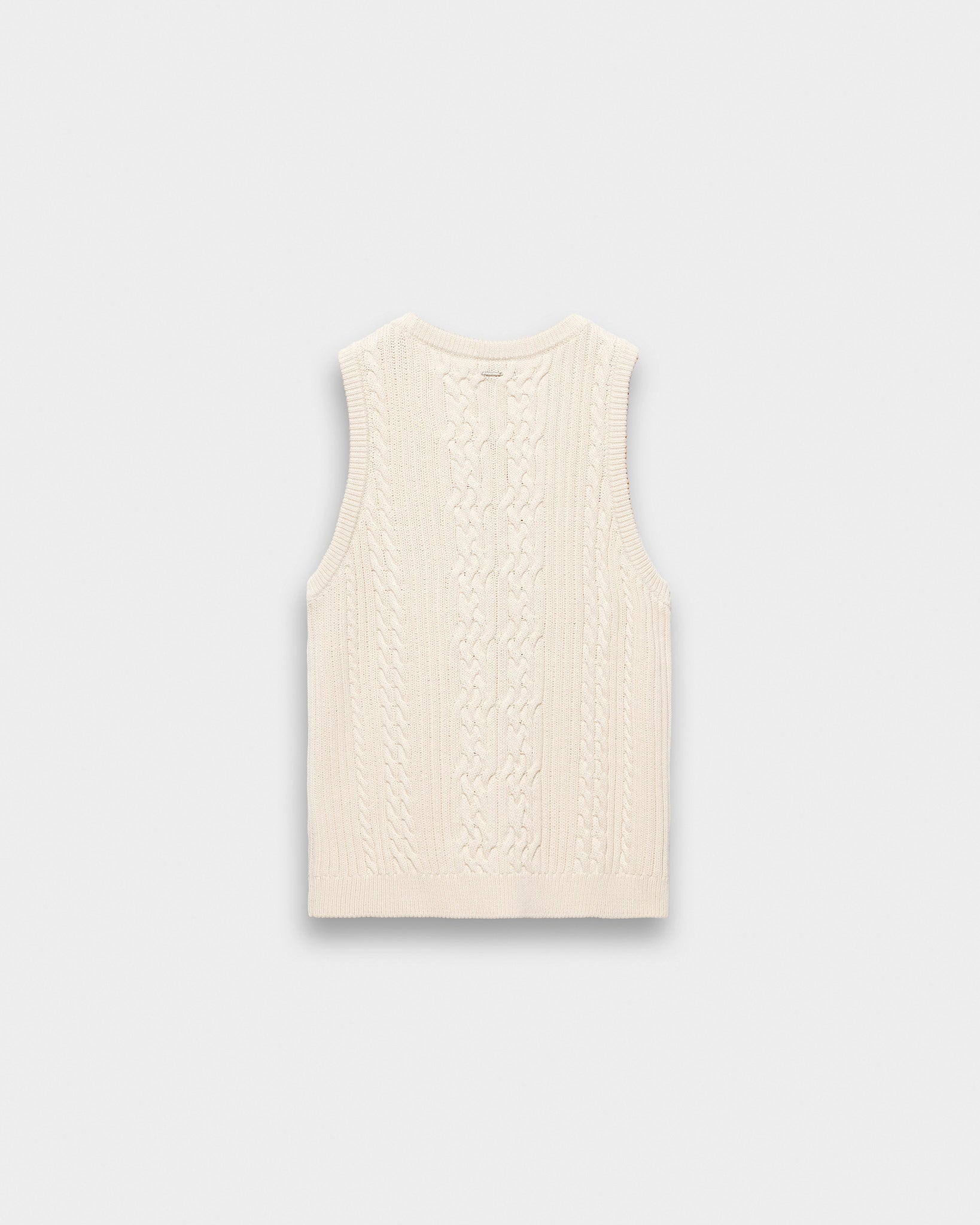 eightyfive-tops-knitted-tank-top-off-white-relaxed-fit image 2