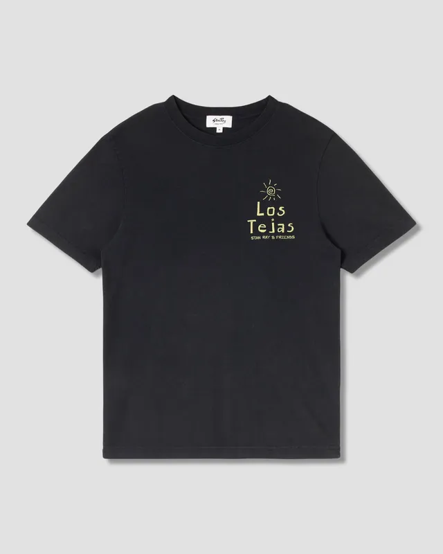 stan-ray-los-tejas-t-shirt-washed-black-stickerei image 1