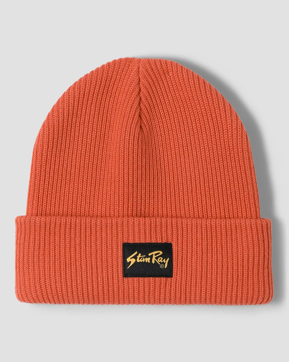 stan-ray-fold-beanie-m-tze-washed-red-acryl image 1