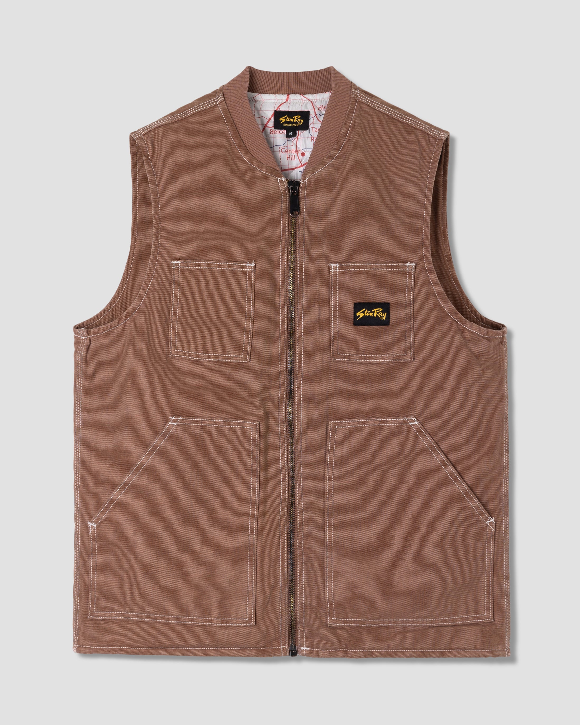 stan-ray-pork-chop-weste-washed-acorn-gesteppt image 1