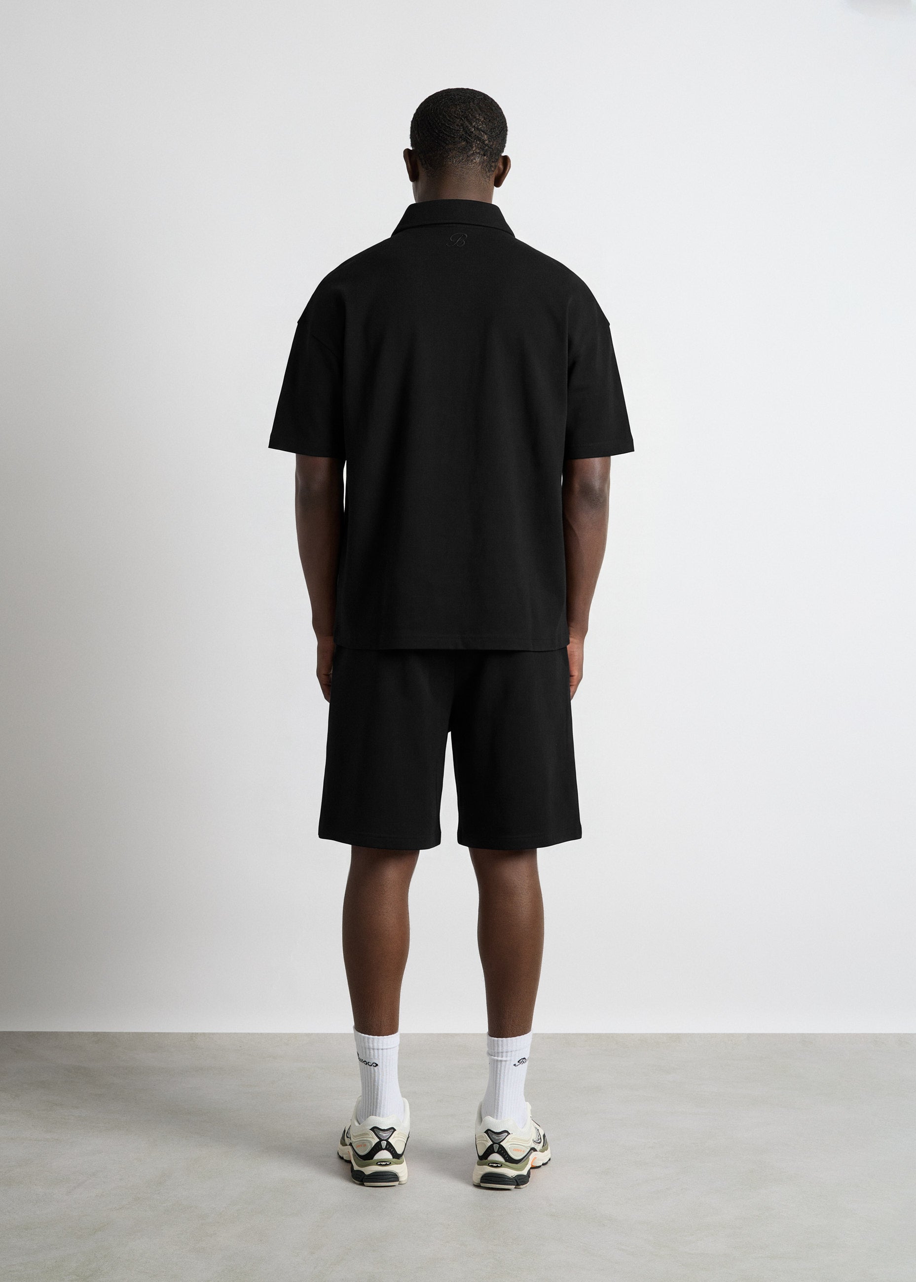 burocs-shorts-sweatshorts-with-seam-hose-black-baumwolle image 6