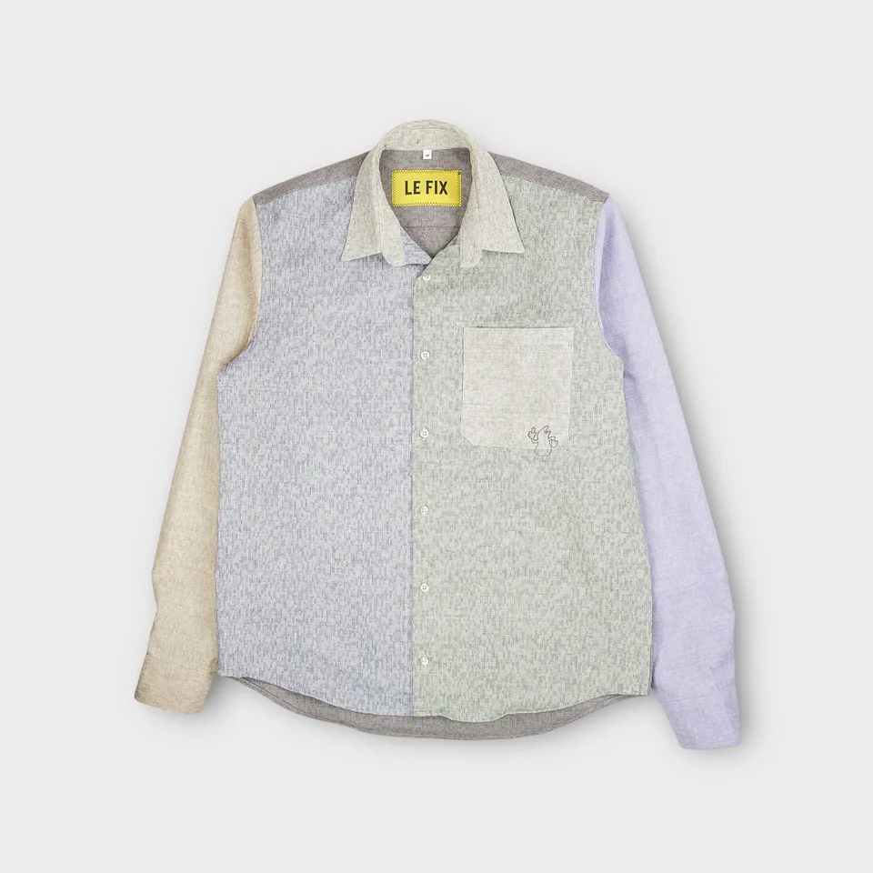 le-fix-glow-shirt-hemd-multi-wollmischung image 1