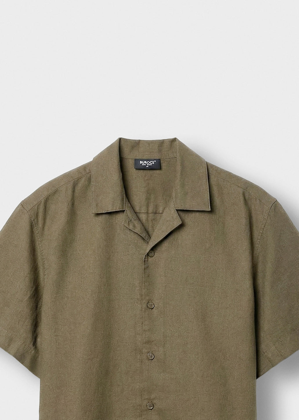 burocs-shirts-linen-blend-short-sleeve-shirt-hemd-khaki-leinen image 3