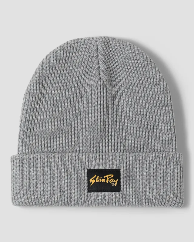 stan-ray-fold-beanie-m-tze-grey-heather-acryl image 1