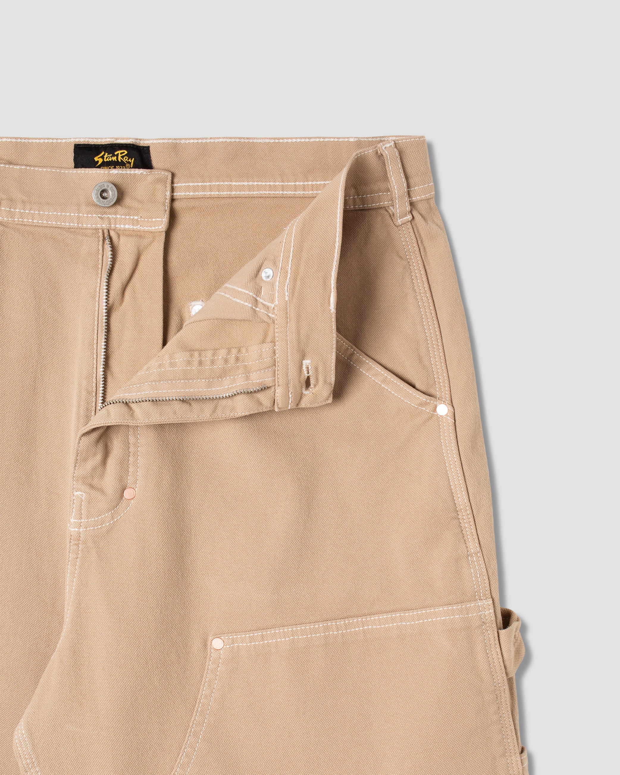 stan-ray-double-knee-short-canvas-khaki-duck-baumwolle image 3