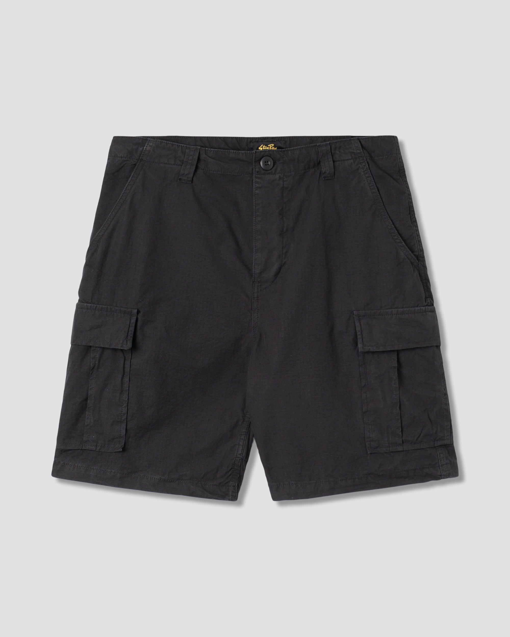 stan-ray-cargo-short-shorts-black-ripstop-loose-fit image 1