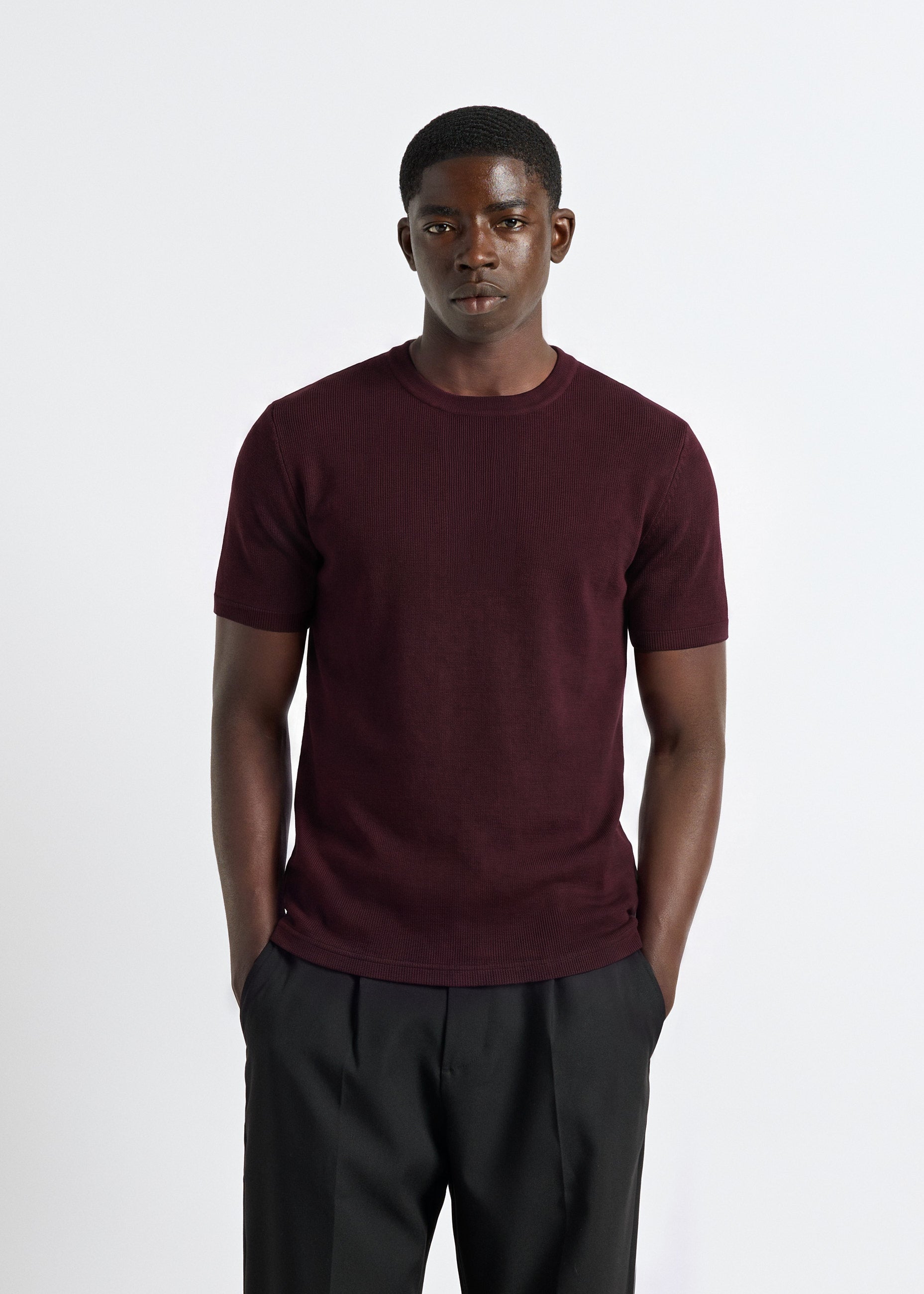 burocs-slim-rib-t-shirt-herren-burgundy-slim-fit-baumwolle image 4