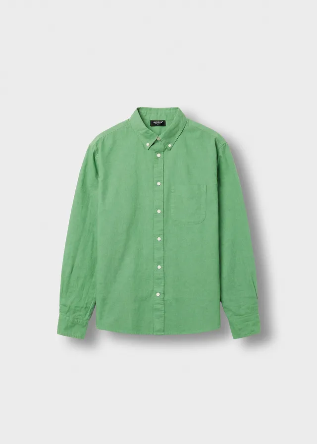 burocs-shirts-linen-blend-long-sleeve-hemd-gr-n image 1
