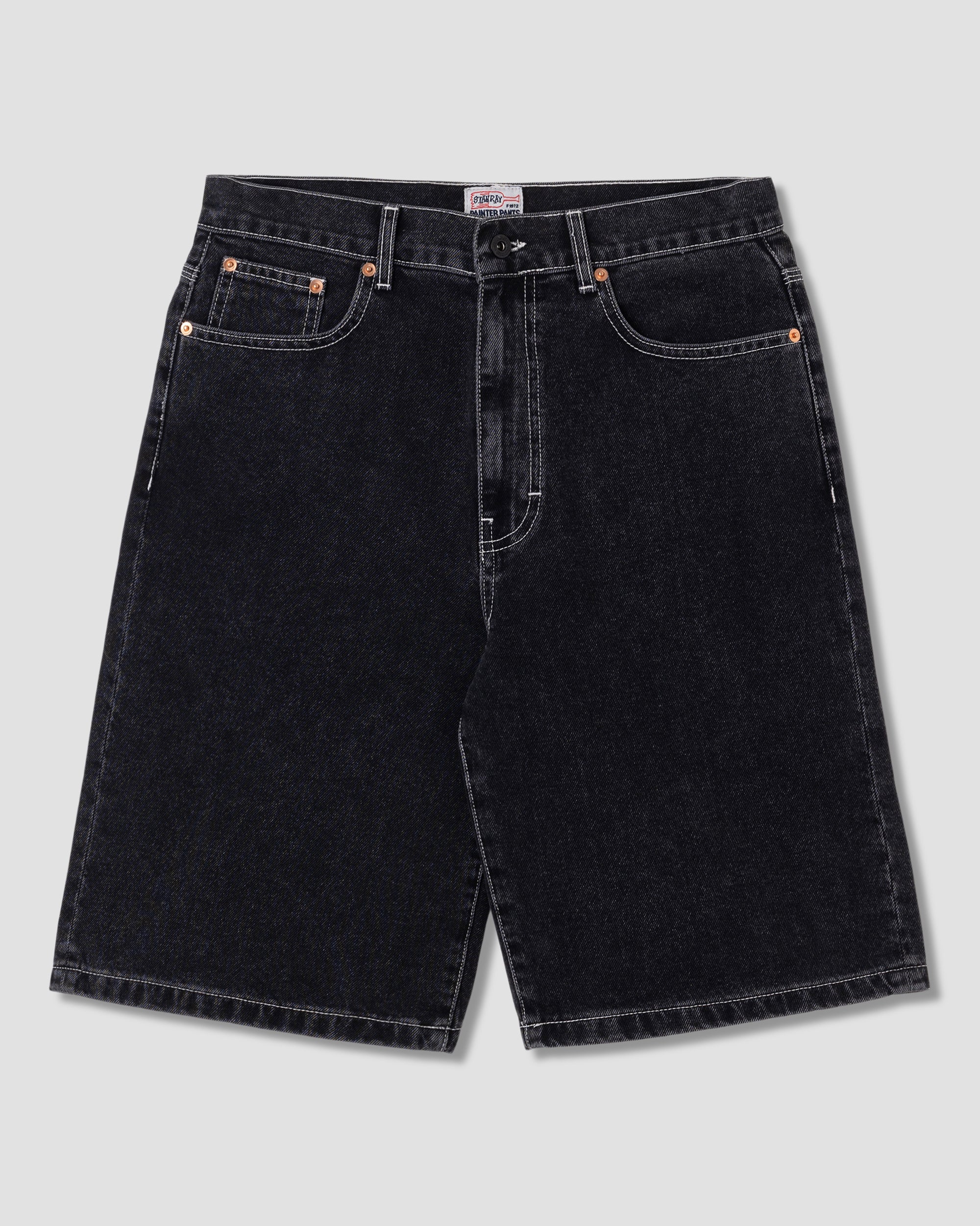 stan-ray-wide-5-short-washed-black-denim-herren image 1