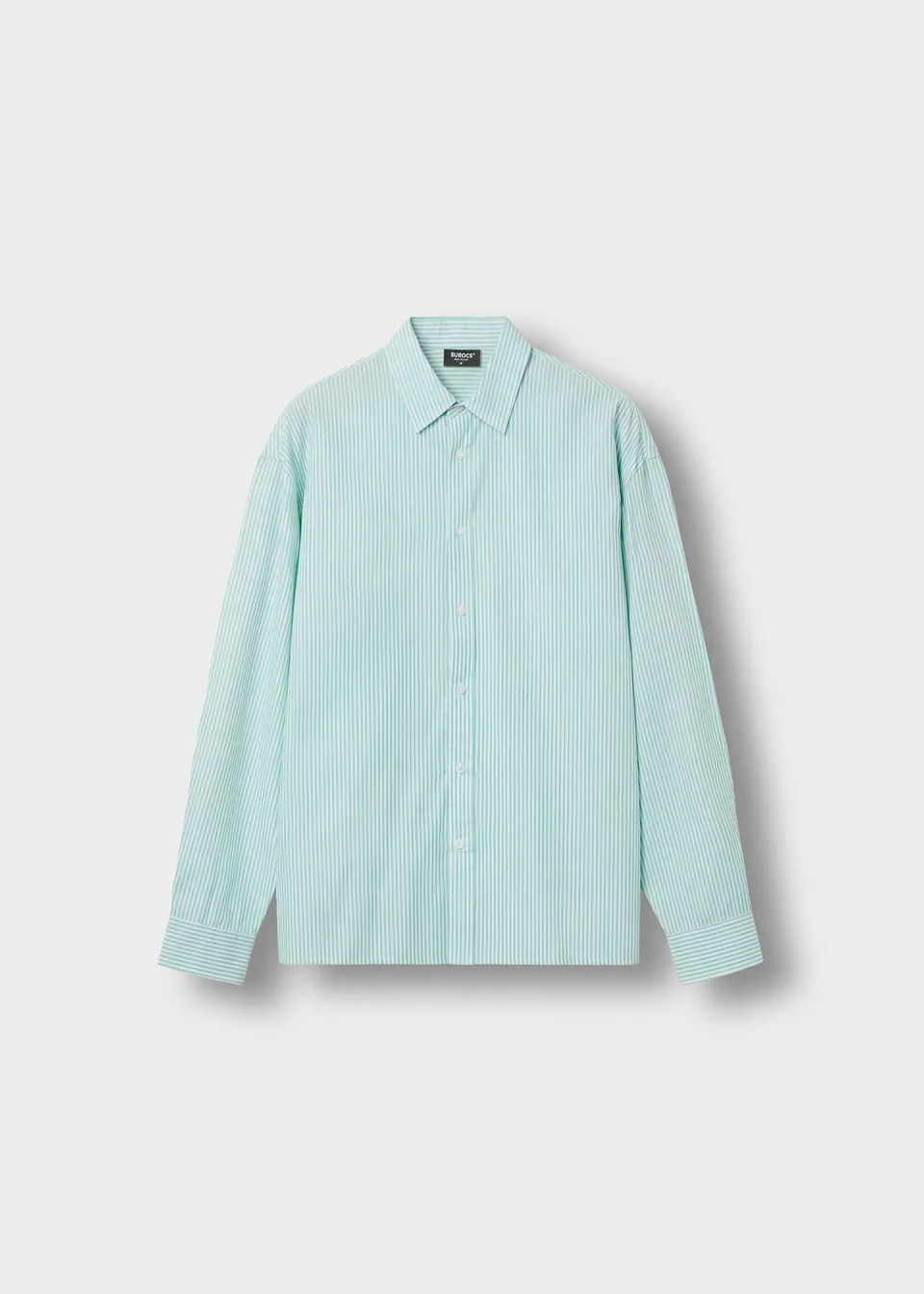 burocs-cotton-long-sleeve-shirt-mint-streifen image 1