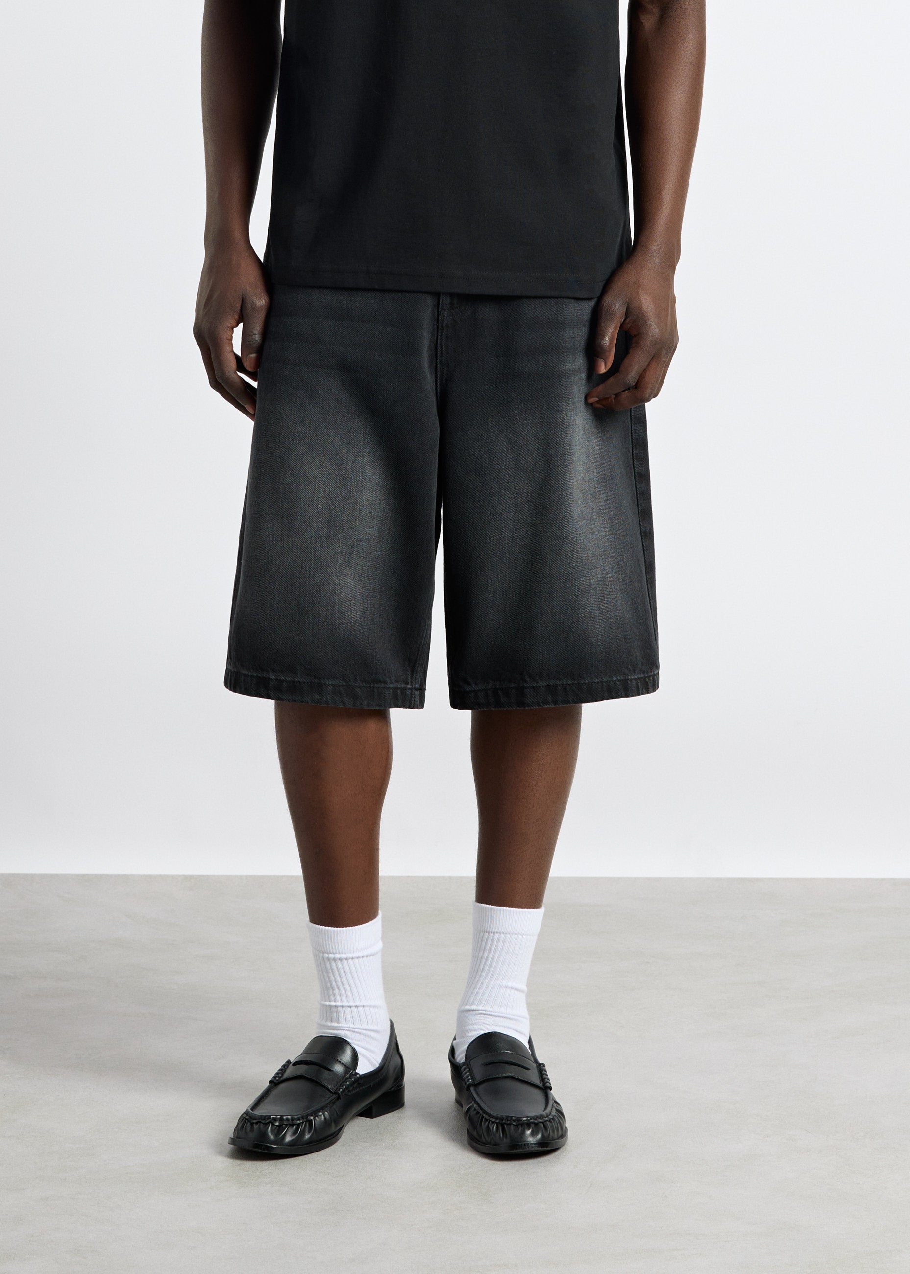 burocs-marco-baggy-shorts-washed-granite-jeans-baumwolle image 4
