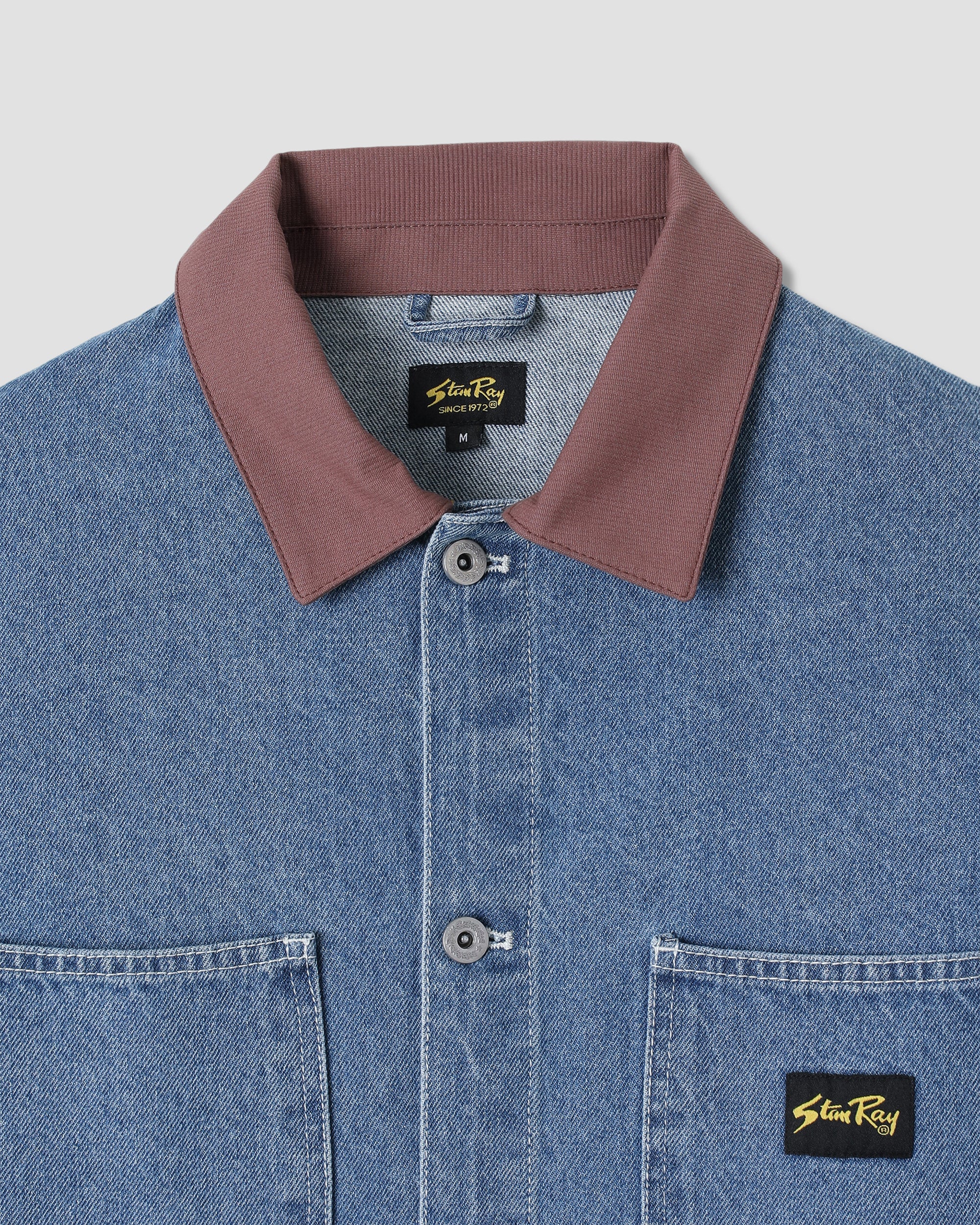 stan-ray-coverall-jacket-jeansjacke-70s-stone-denim-baumwolle image 4