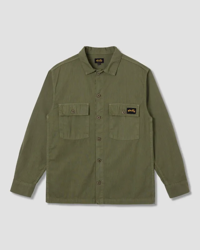 stan-ray-cpo-shirt-hemd-olive-ripstop-baumwolle image 1