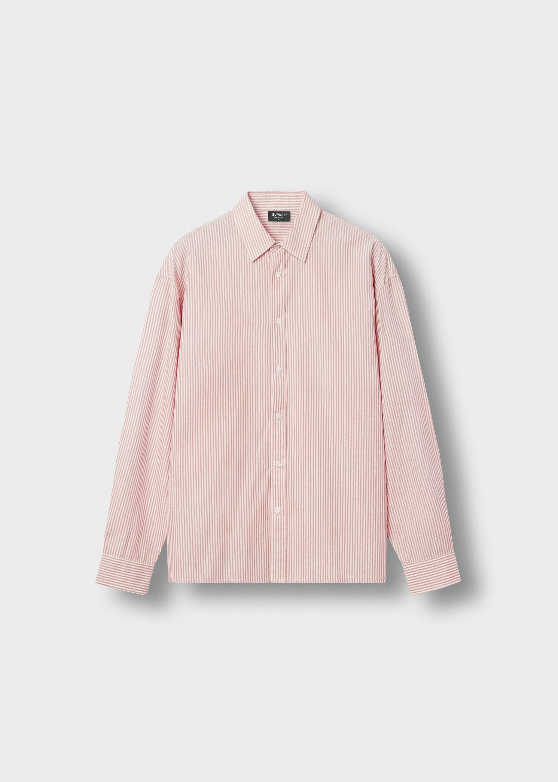 burocs-cotton-long-sleeve-shirt-herren-hemd-peach-streifen image 1