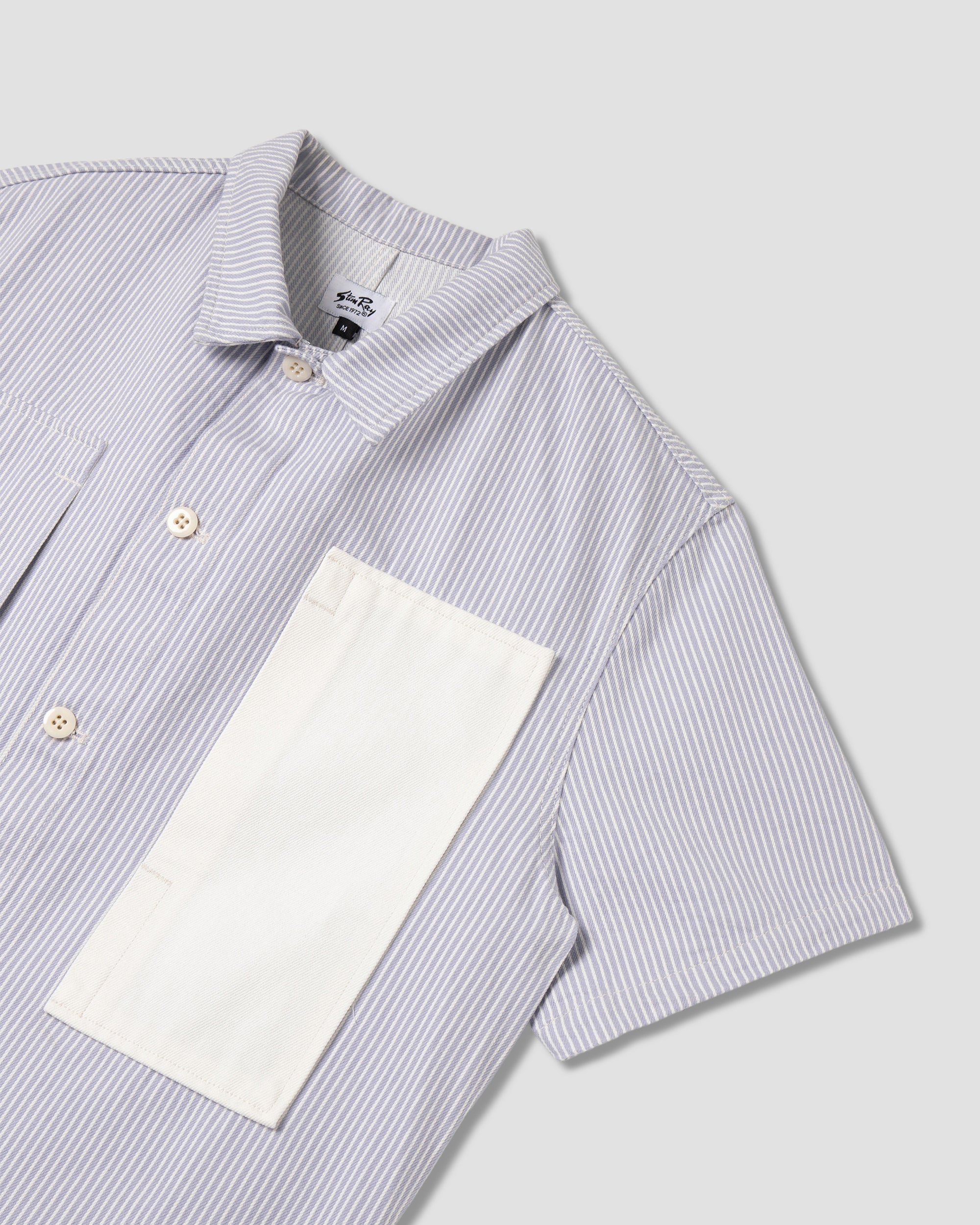 stan-ray-painter-shirt-kurzarmhemd-cosmic-purple-hickory image 4