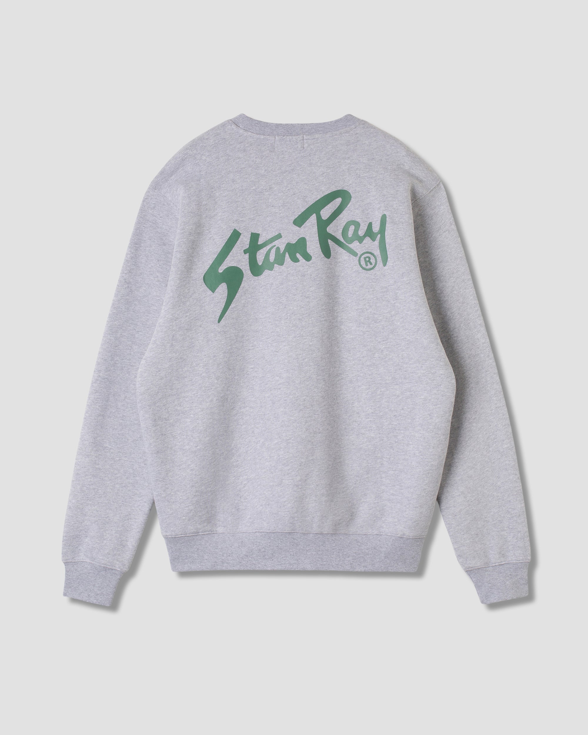 stan-ray-stan-og-crew-sweatshirt-grey-marl-print image 2
