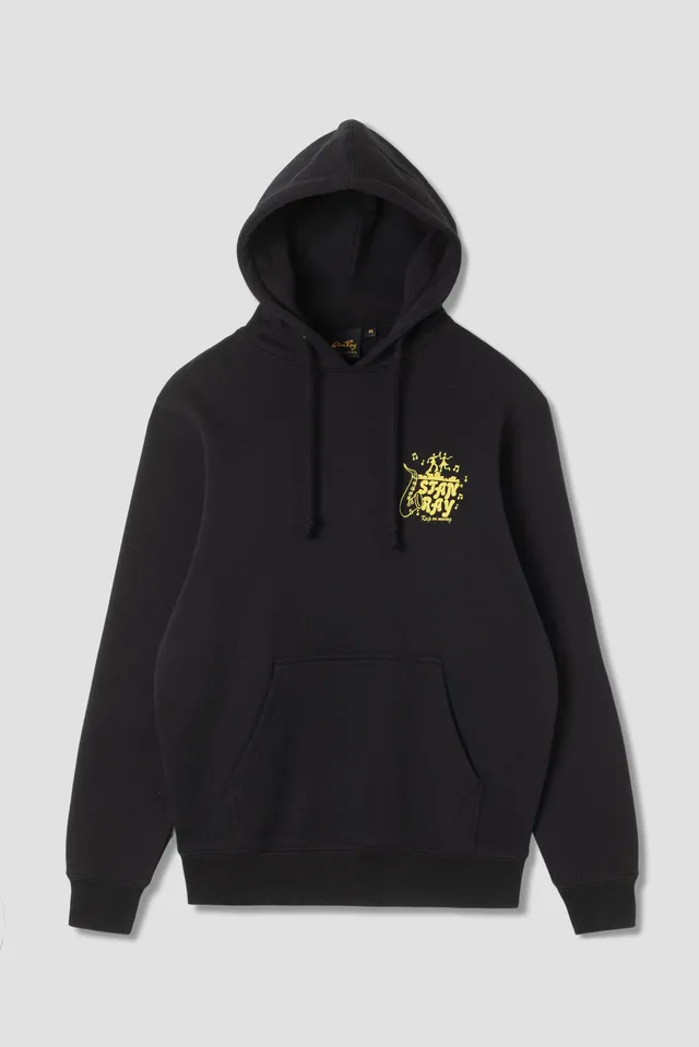 stan-ray-movin-hood-hoodie-schwarz-baumwolle image 1