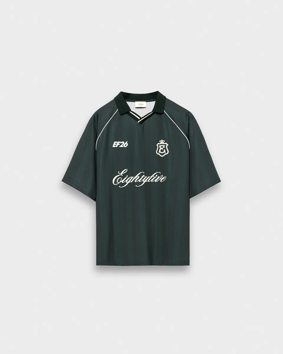 eightyfive-jersey-polohemd-evergreen-oversized-v-ausschnitt image 1