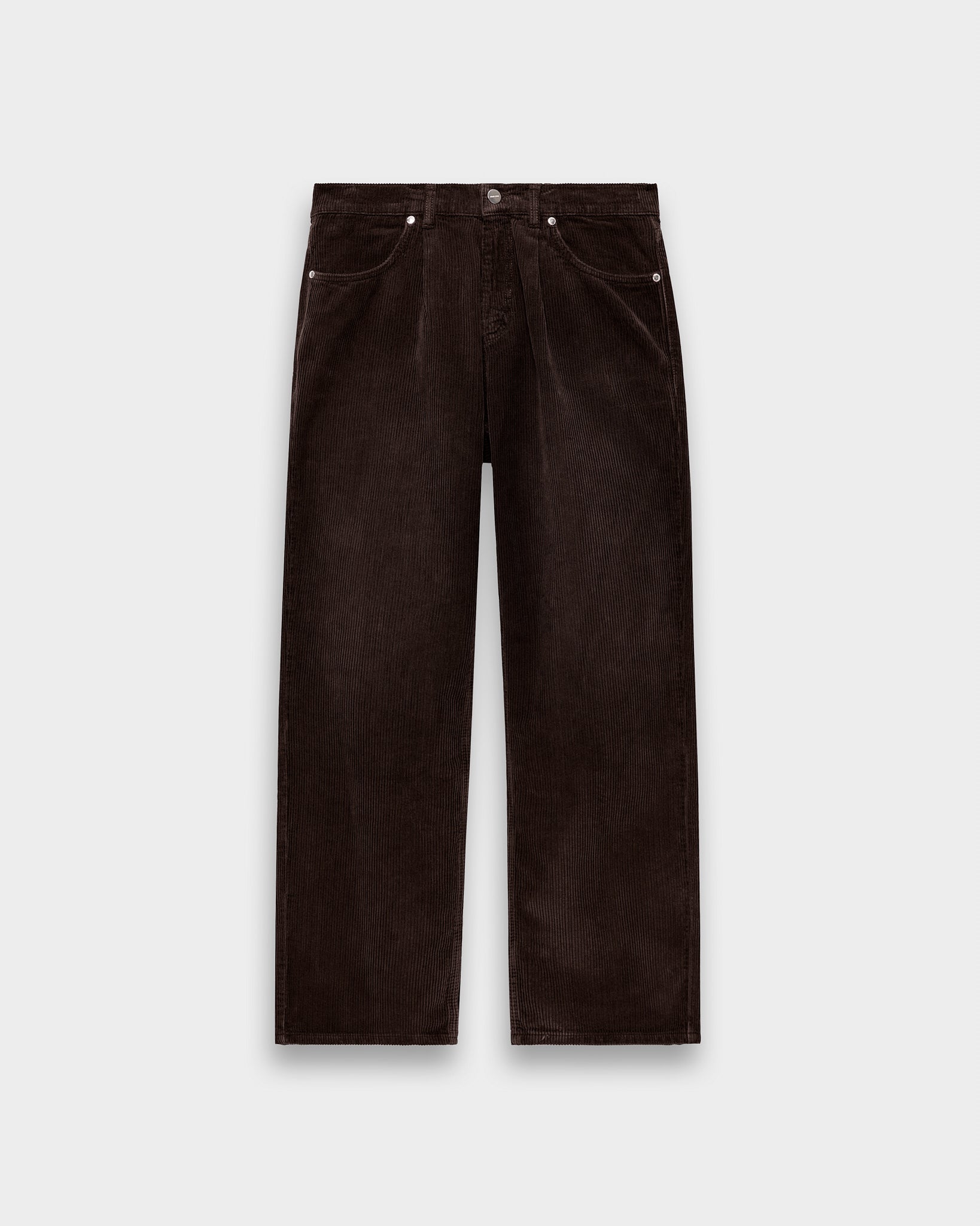 eightyfive-washed-pleated-corduroy-pants-brown-cord image 1