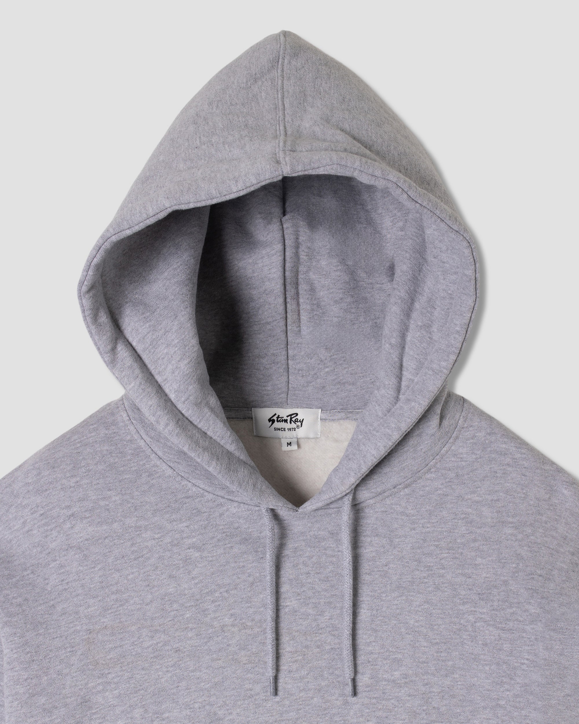 stan-ray-hoods-patch-hood-hoodie-grey-heather-baumwolle image 3