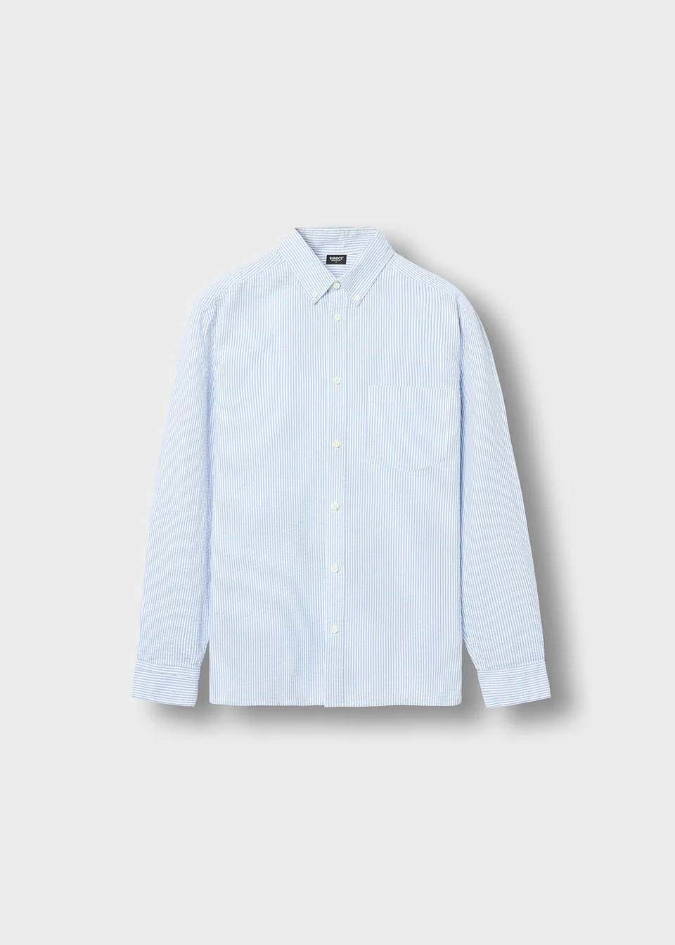 burocs-shirts-seersucker-shirt-blue-button-down-herren image 1