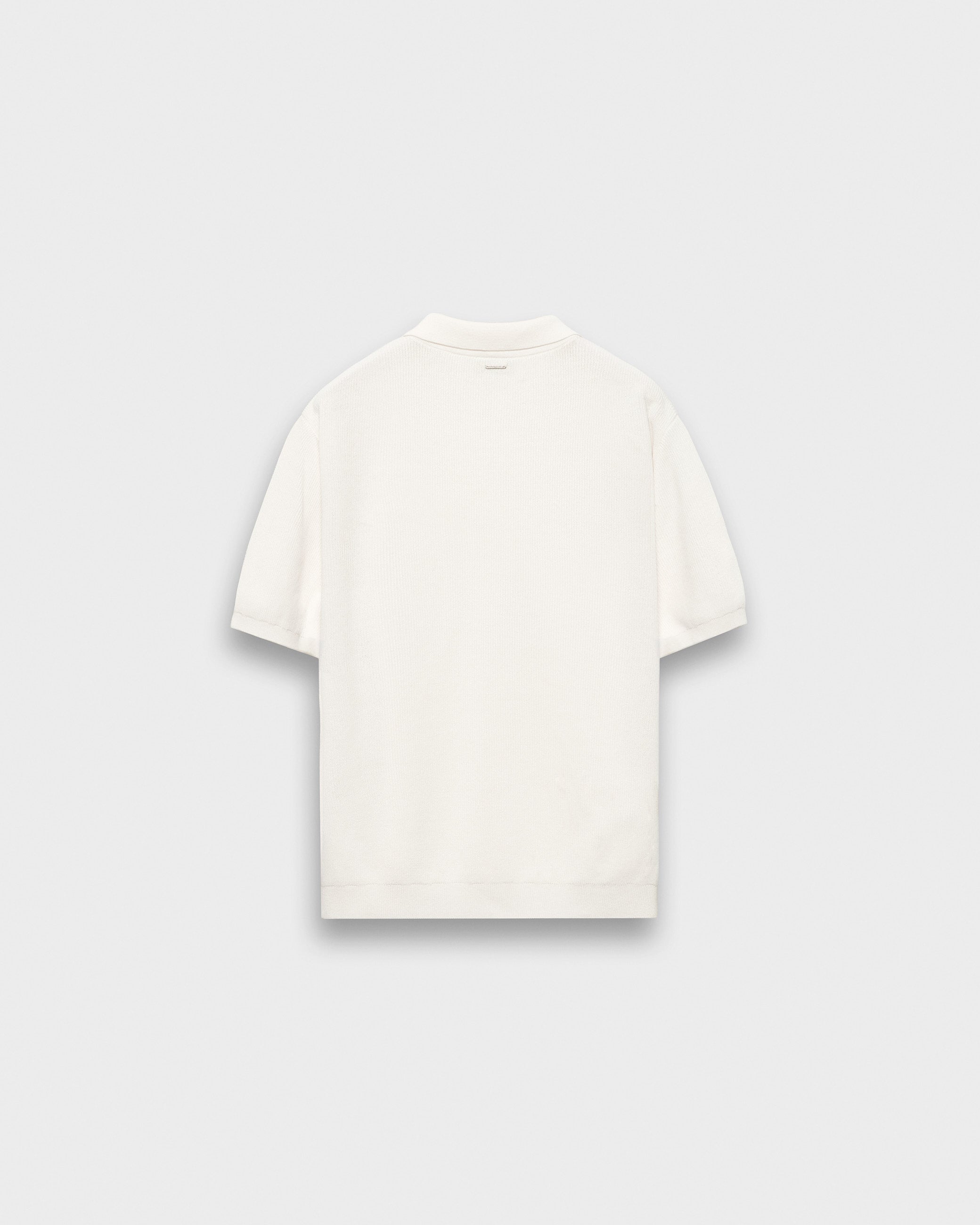 eightyfive-knit-poloshirt-off-white-baumwolle image 2