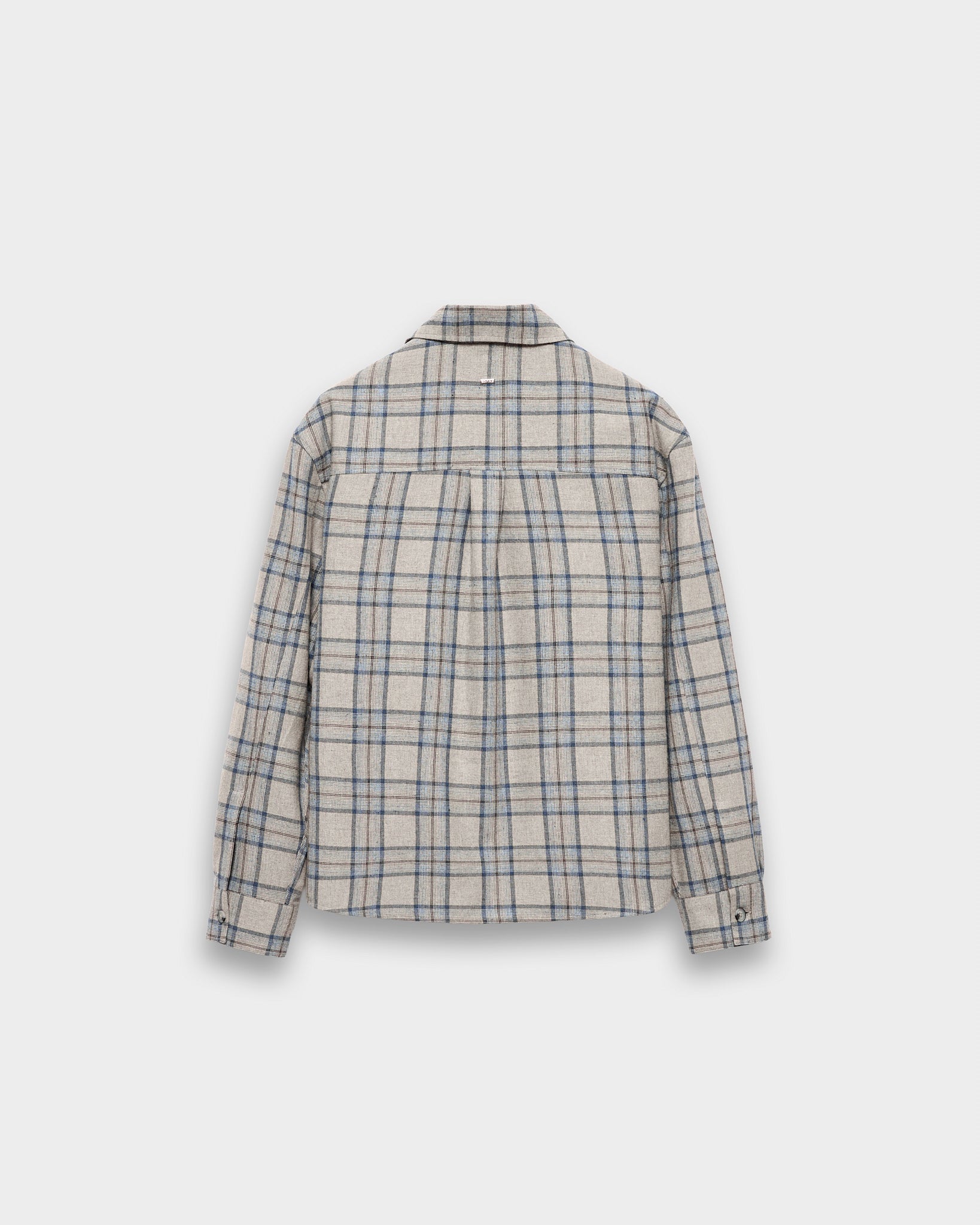 eightyfive-tops-checked-shirt-flanellhemd-grey-relaxed image 2