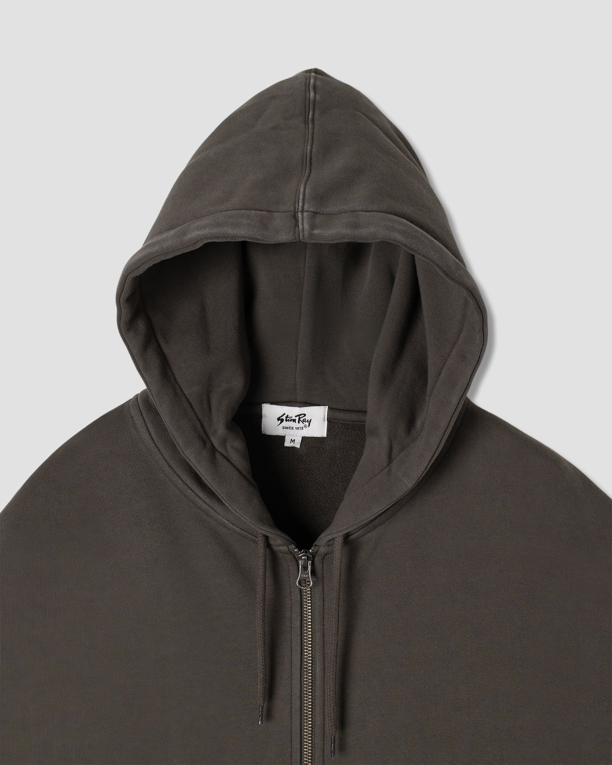 stan-ray-patch-zip-hood-hoodie-washed-black-baumwolle image 3