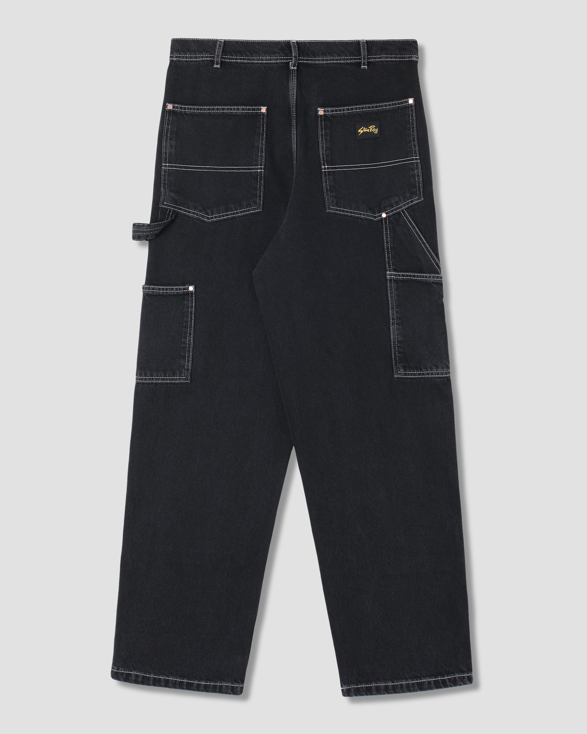 stan-ray-double-knee-pant-arbeitshose-stonewashed-black-denim image 3