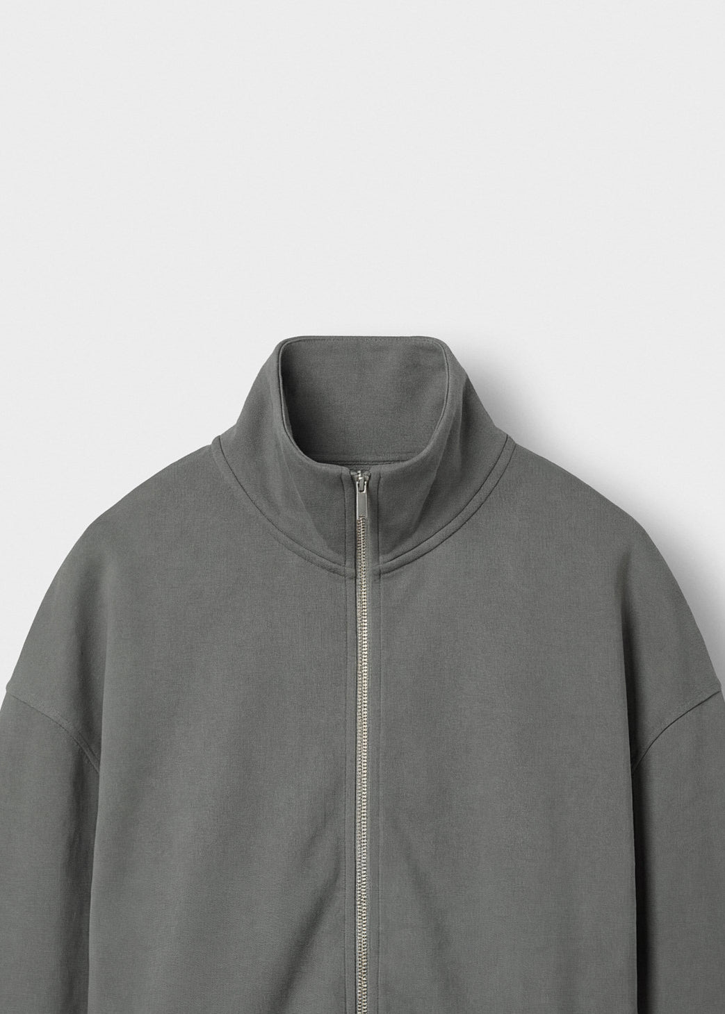 burocs-full-zip-sweater-grey-zweiwegereissverschluss image 3