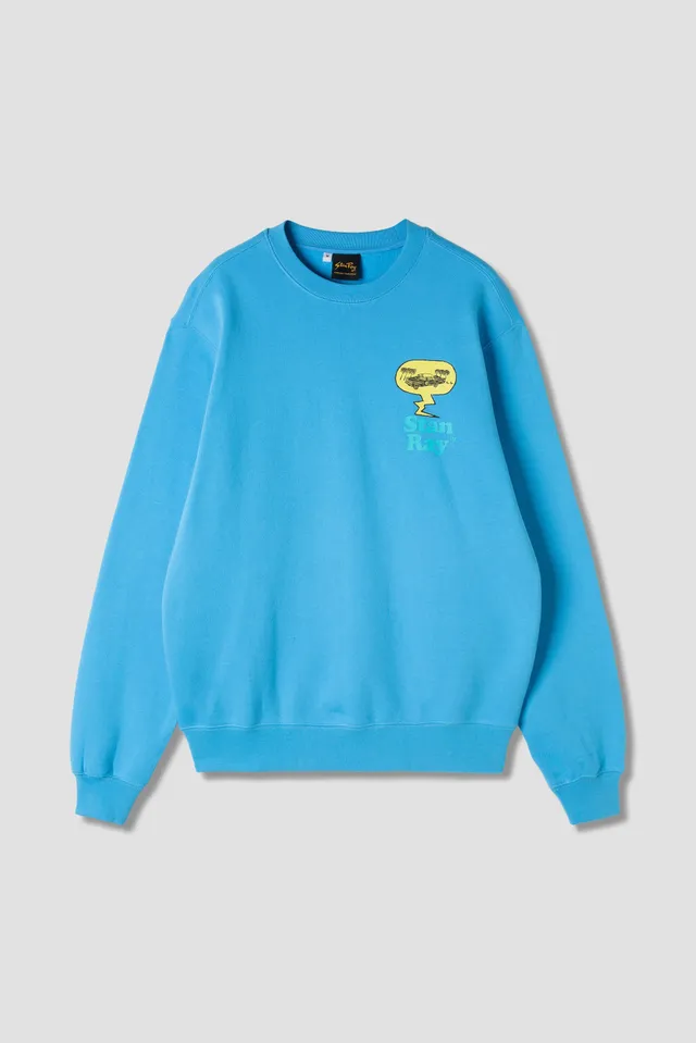 stan-ray-dreamy-bubble-crew-sweatshirt-gulf-blue-print image 1