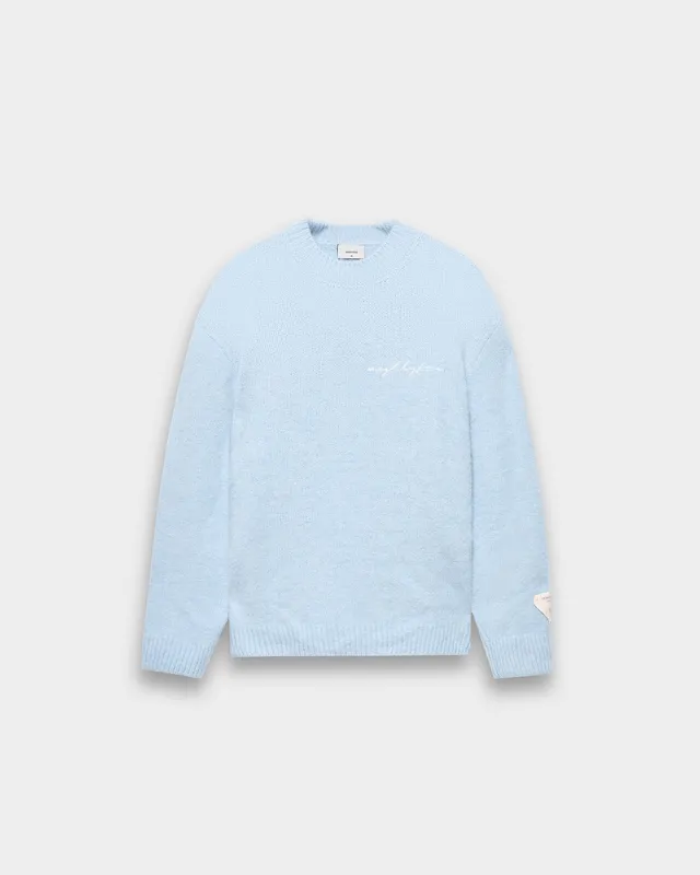 eightyfive-heavy-crew-neck-sweater-babyblue-pullover-oversized image 1