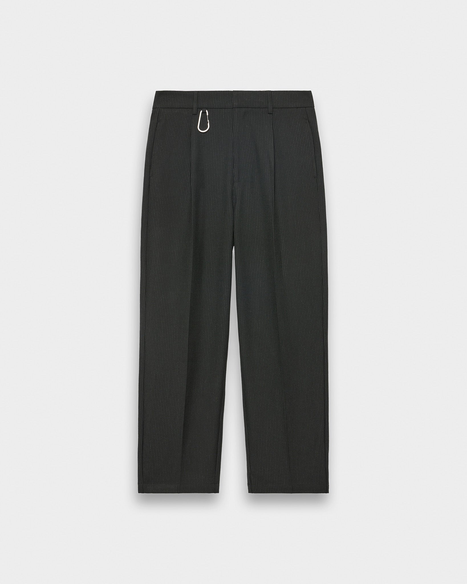 eightyfive-bottoms-pinstripe-baggy-tailored-pants-schwarz-viskose image 1