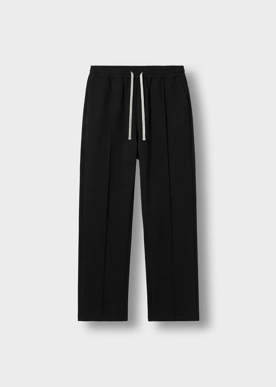 burocs-sweatpants-wide-leg-seam-sweatpants-hose-black image 1