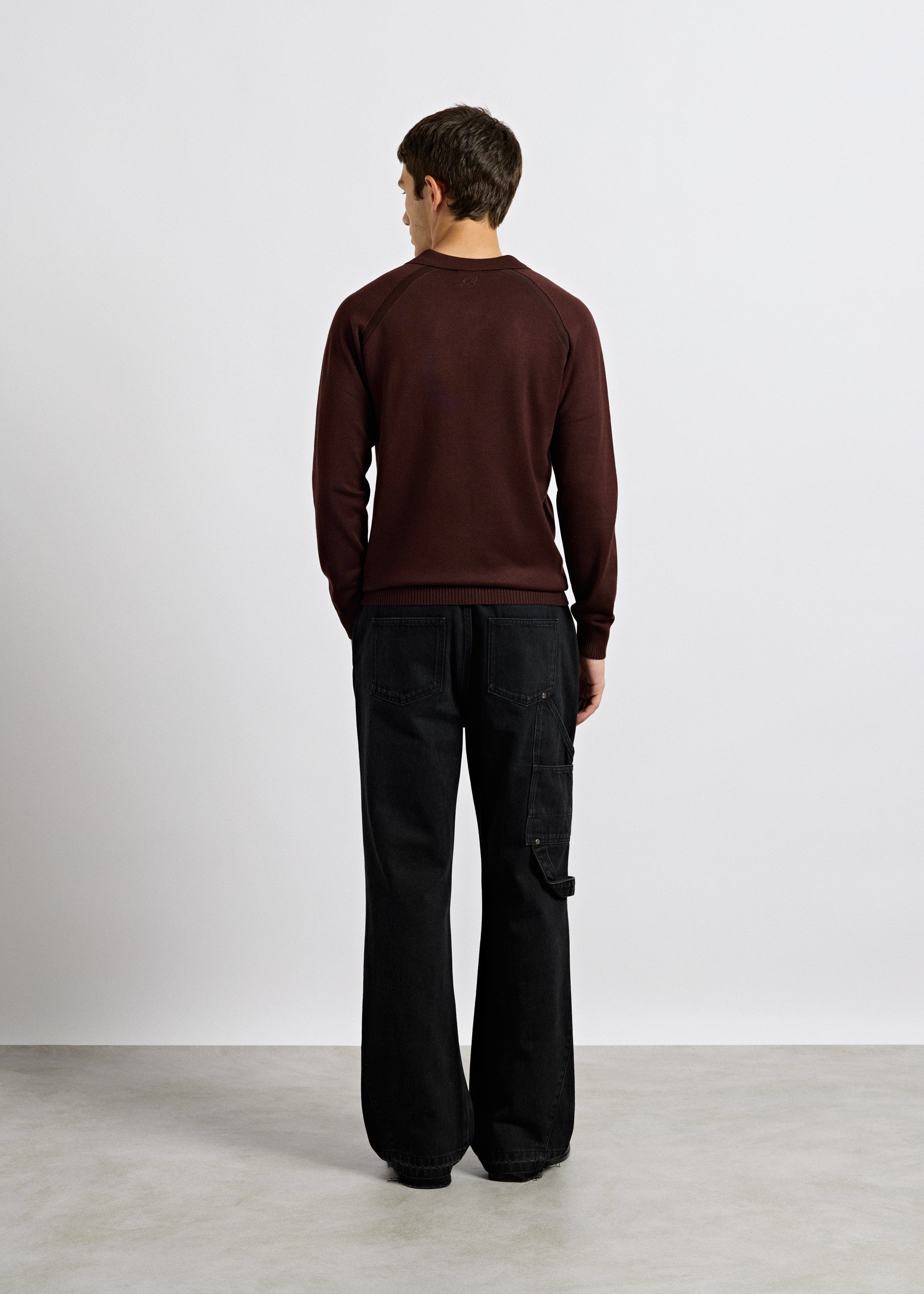 burocs-denim-tony-flared-carpenter-jeans-black-grey-w31 image 5