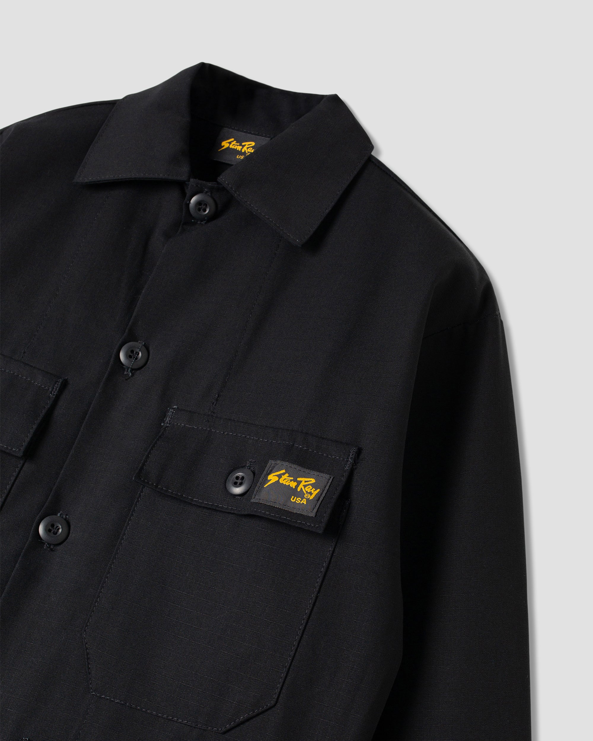 stan-ray-4-pocket-jacket-arbeitsjacke-black-ripstop image 5