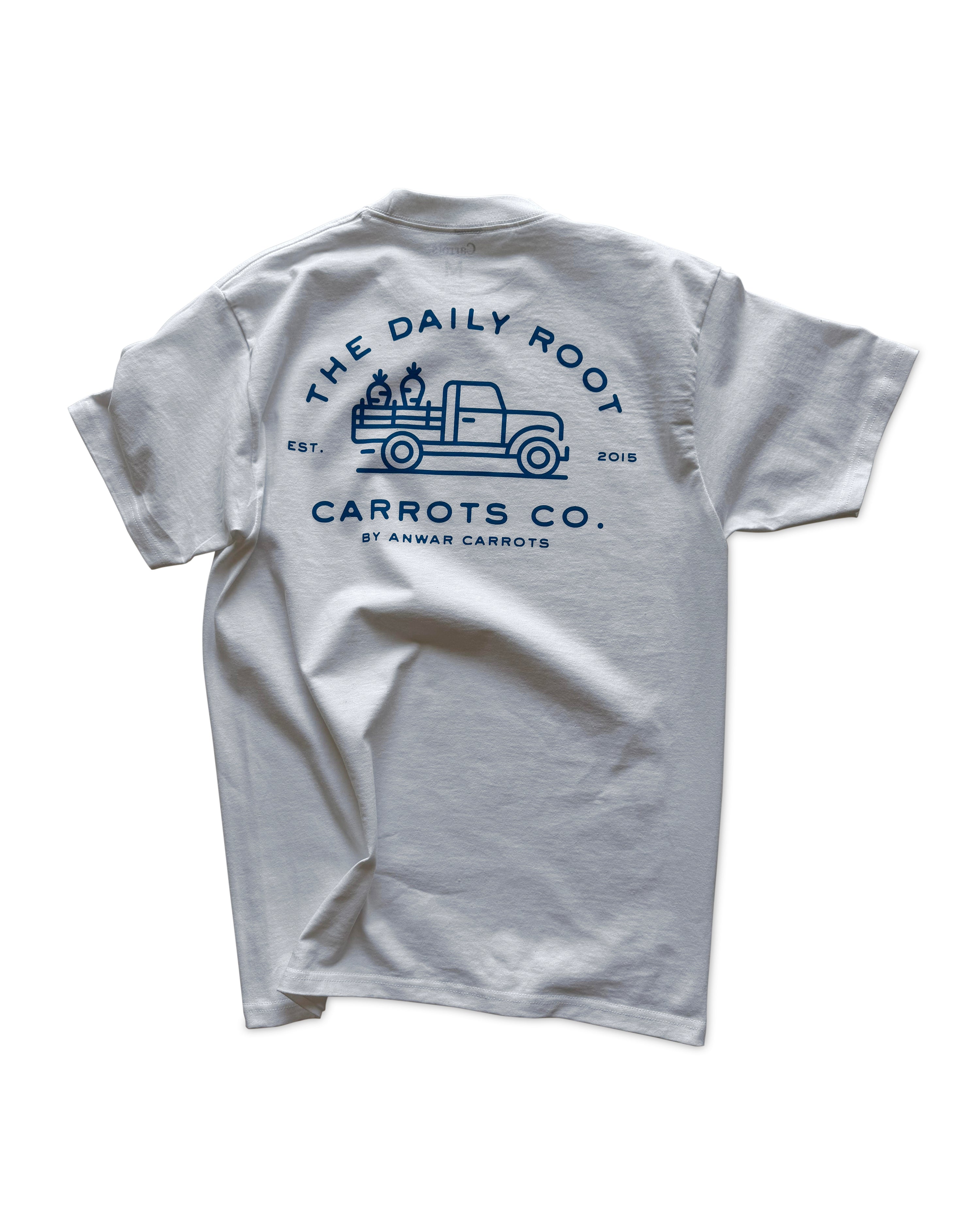 carrots-daily-root-tee-t-shirt-herren-wei-baumwolle image 2