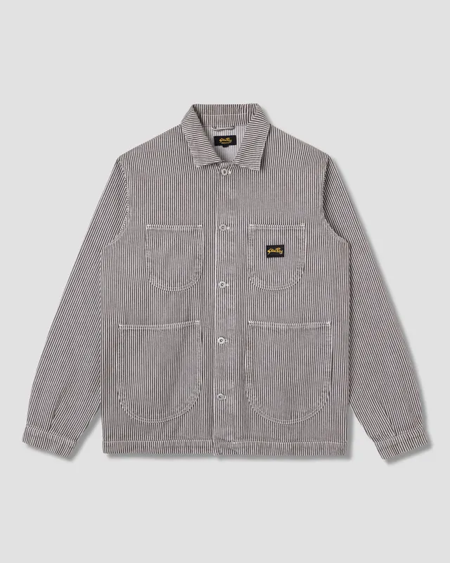 stan-ray-coverall-core-jacke-black-hickory-stripe image 1