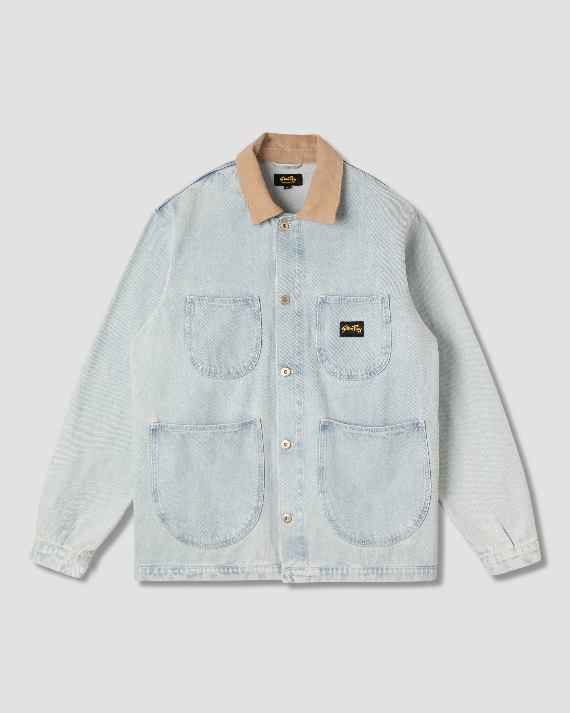 stan-ray-jackets-coverall-jacket-lite-blue-denim-baumwolle image 1