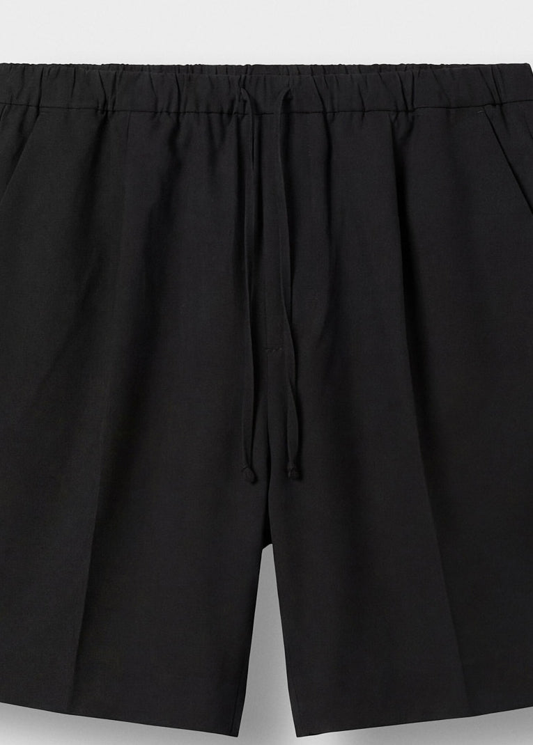 burocs-shorts-loose-drawstring-shorts-black-tunnelzug image 3